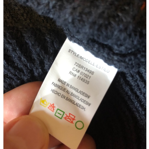 Eco by Design openwork cropped hooded sweater NWT - Picture 8 of 10